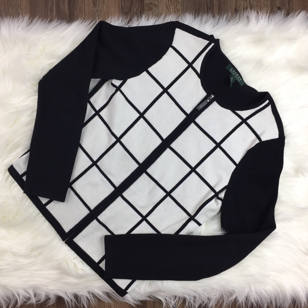 Lauren by Ralph Lauren Zipper Sweater